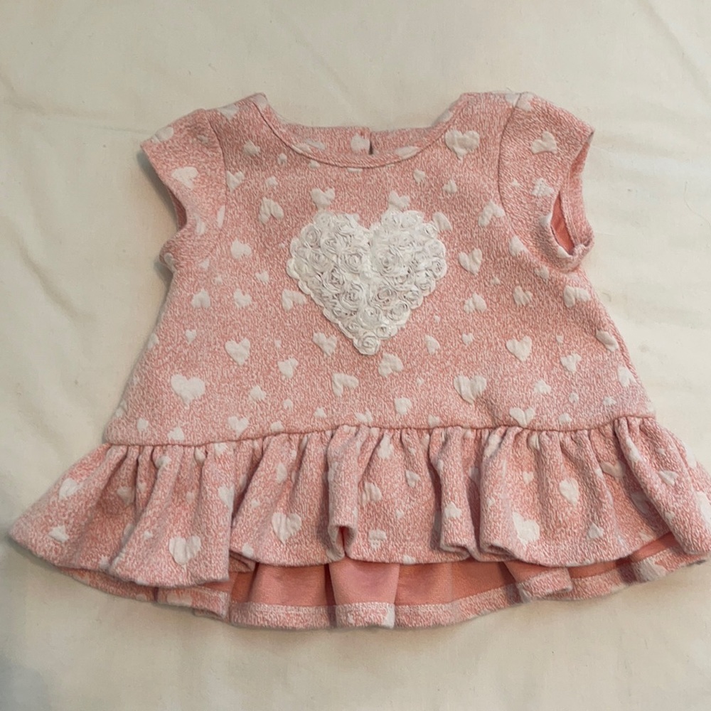 Peplum heart top
